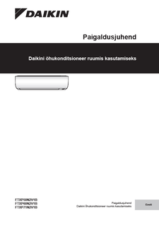 FTXP50-71N_Installation manual_3PET695637-2A_Estonian download